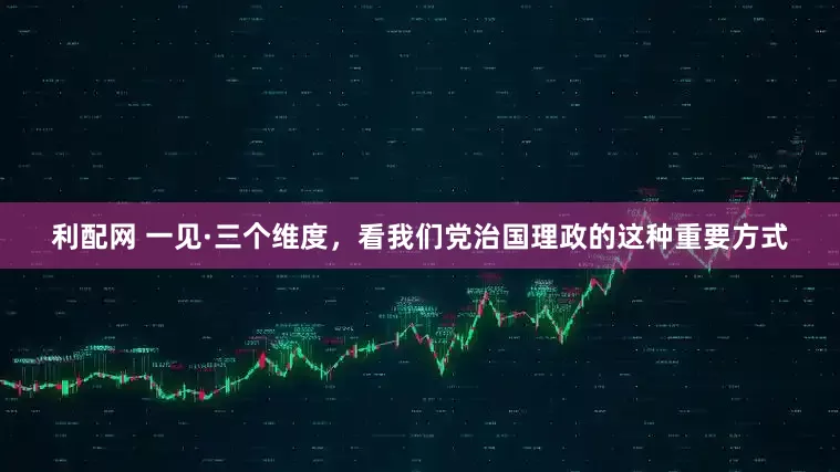 利配网 一见·三个维度，看我们党治国理政的这种重要方式