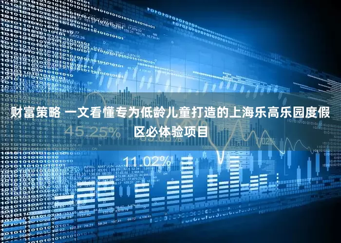 财富策略 一文看懂专为低龄儿童打造的上海乐高乐园度假区必体验项目