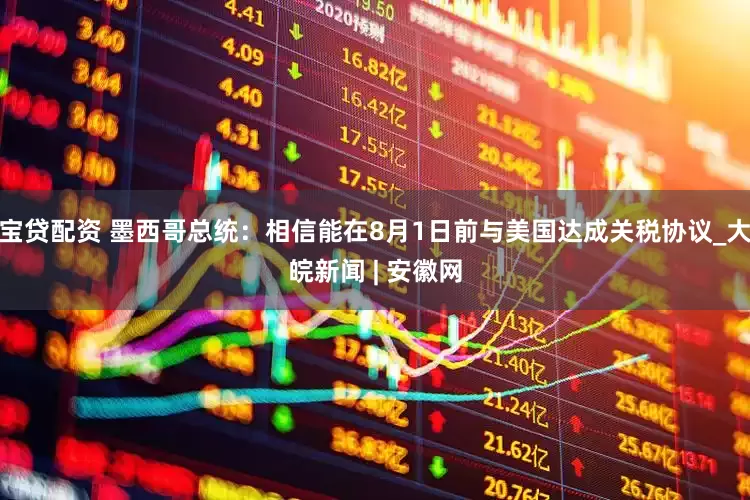宝贷配资 墨西哥总统：相信能在8月1日前与美国达成关税协议_大皖新闻 | 安徽网
