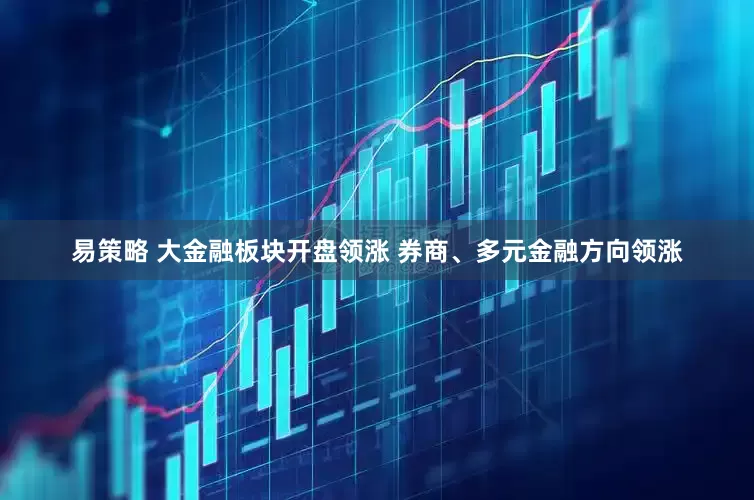 易策略 大金融板块开盘领涨 券商、多元金融方向领涨